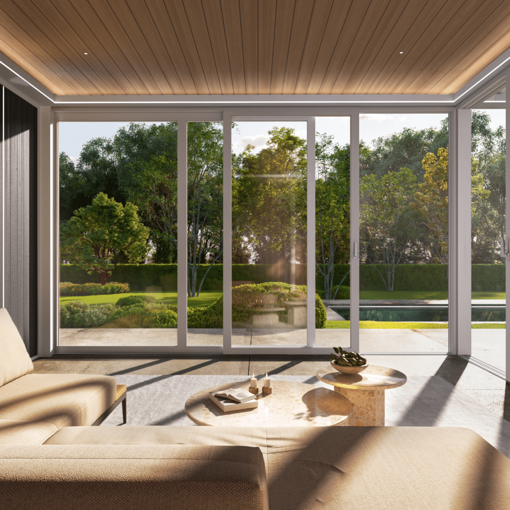 Insulated roof pergola in Essex & Herts